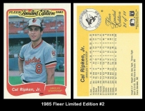 1985 Fleer Limited Edition #2