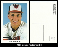 1985 Orioles Postcards #24