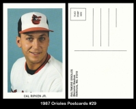 1987 Orioles Postcards #29
