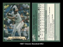 1987 Classic Baseball #52