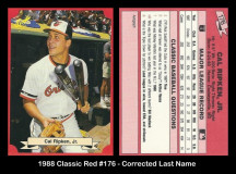 1988-Classic-Red-176-Corrected-Last-Name