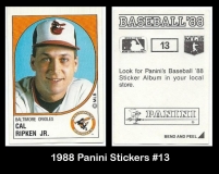 1988 Panini Stickers #13