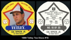 1989 Tetley Tea Discs #16