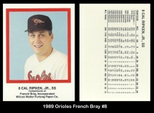 1989 Orioles French Bray #8