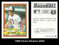 1989 Panini Stickers #262