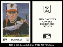 1990 Z-Silk Cachets Lithos #NNO 1987 Uniform