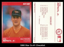 1990 Star Co #1 Checklist