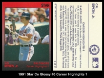 1991 Star Co Glossy #6 Career Highlights 1