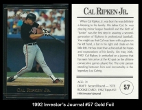 1992 Investors Journal #57 Gold Foil