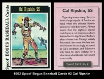 1992 Spoof Bogus Baseball Cards #2 Ripskin