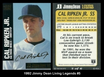 1992 Jimmy Dean Living Legends #5