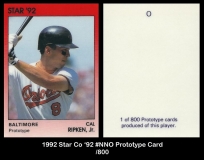 1992 Star Co '92 #NNO Prototype Card