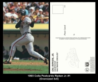 1993 Colla Postcards Ripken Jr. #1