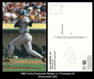1993 Colla Postcards Ripken Jr. Prototype #1