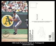 1993 Colla Postcards Ripken Jr. Prototype #3