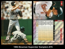 1994 Bowman Superstar Samplers #75