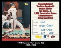 1994 Classic #Au1 Game 462