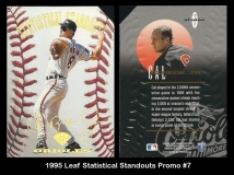 1995 Leaf Statistical Standouts Promo #7