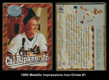 1995 Metallic Impressions Iron Oriole #1