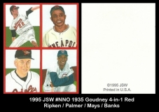 1995 JSW #NNO 1935 Goudney 4-in-1 Red