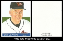 1995 JSW #NNO 1935 Goudney Blue