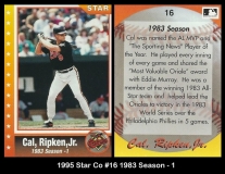 1995 Star Co #16 1983 Season - 1