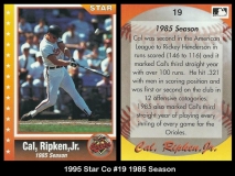 1995 Star Co #19 1985 Season