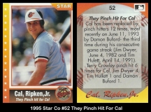 1995 Star Co #52 They Pinch Hit For Cal