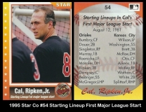 1995 Star Co #54 Starting Lineup First Major League Start