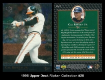 1996 Upper Deck Ripken Collection #20