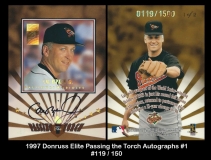 1997 Donruss Elite Passing the Torch Autographs #1