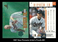 1997 New Pinnacle Artists Proofs #91