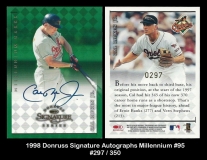 1998 Donruss Signature Autographs Millennium #95