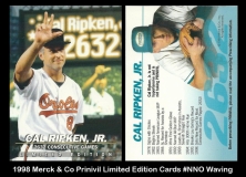 1998 Merck & Co Prinivil Limited Edition Card #NNO Waving