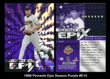 1998 Pinnacle Epix Season Purple #14