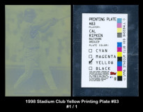 1998-Stadium-Club-Yellow-Printing-Plate-83