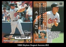 1998 Skybox Dugout Axcess #52