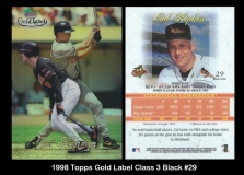 1998 Topps Gold Label Class 3 Black #29
