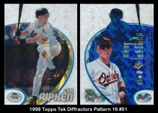 1998 Topps Tek Diffractors Pattern 16 #51