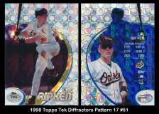 1998 Topps Tek Diffractors Pattern 17 #51