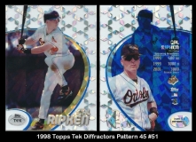 1998 Topps Tek Diffractors Pattern 45 #51