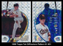 1998 Topps Tek Diffractors Pattern 61 #51