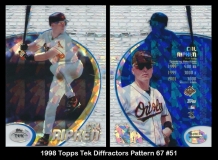 1998 Topps Tek Diffractors Pattern 67 #51