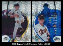 1998 Topps Tek Diffractors Pattern 68 #51