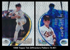 1998 Topps Tek Diffractors Pattern 74 #51