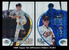 1998 Topps Tek Diffractors Pattern 78 #51
