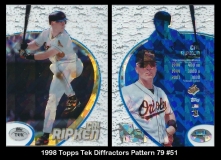 1998 Topps Tek Diffractors Pattern 79 #51