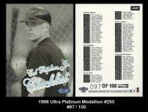 1998 Ultra Platinum Medallion #250