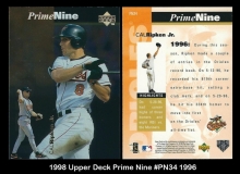 1998 Upper Deck Prime Nine #PN34 1996