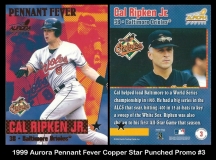 1999 Aurora Pennant Fever Copper Star Punched Promo #3